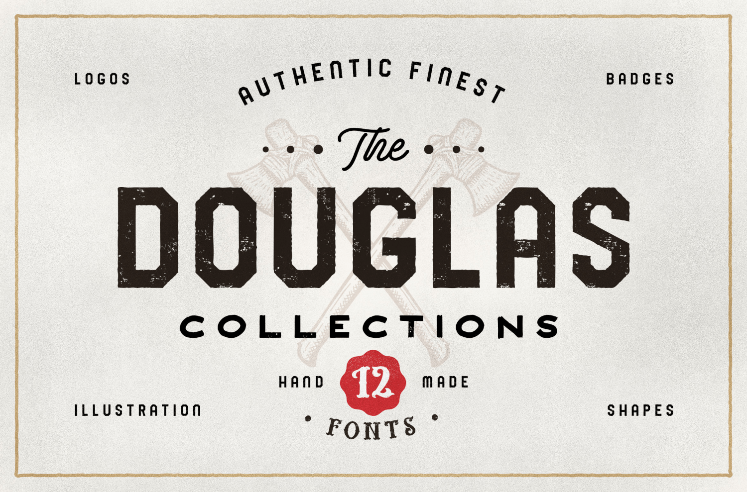 Douglas Font Poster #1