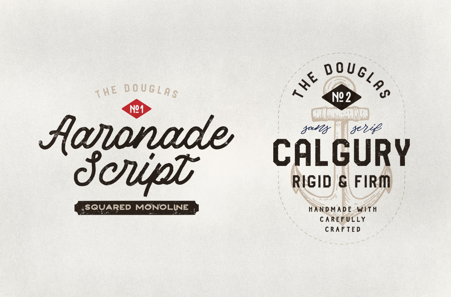 Douglas Font Poster #1