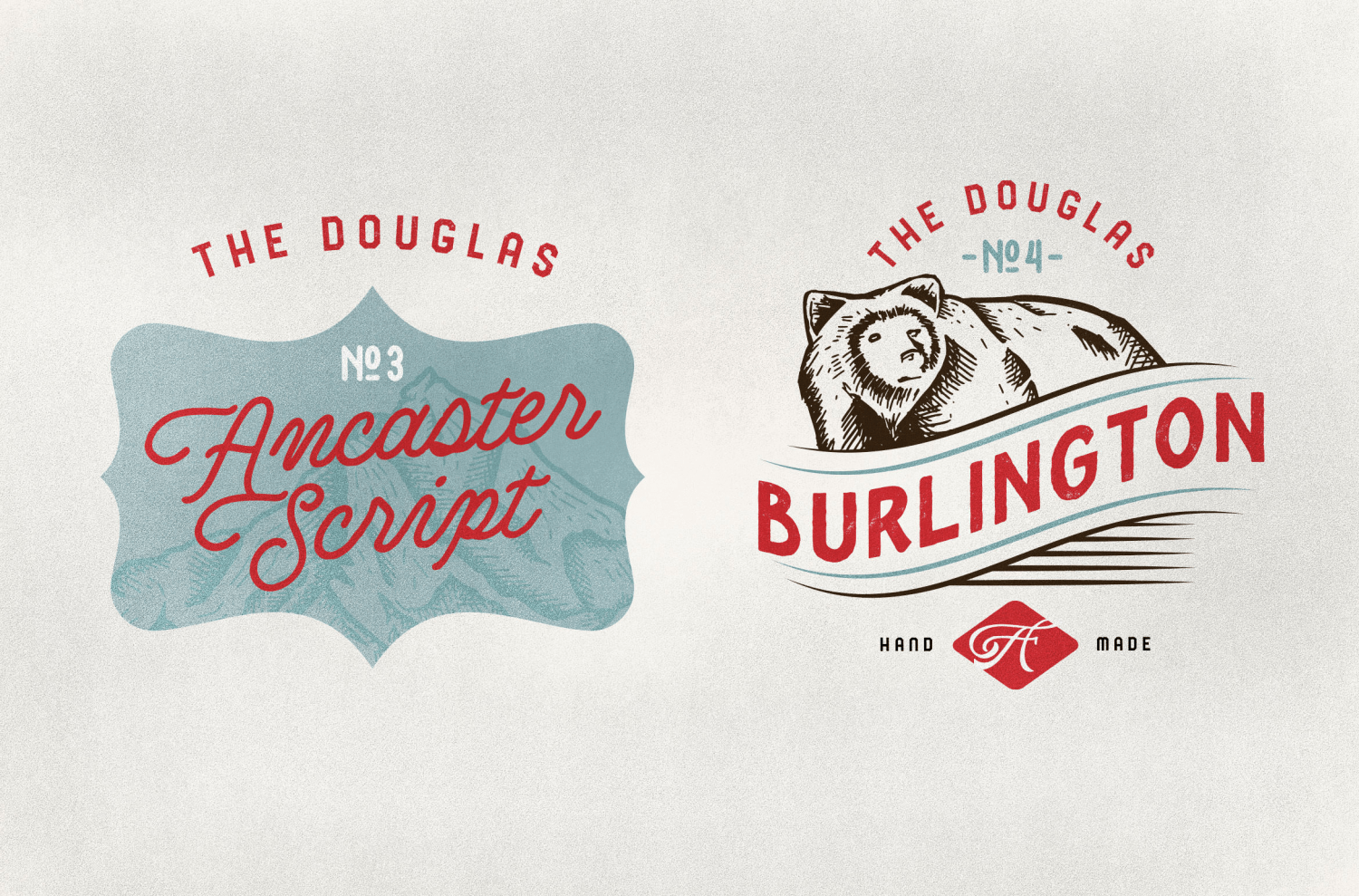 Douglas Font Poster #1