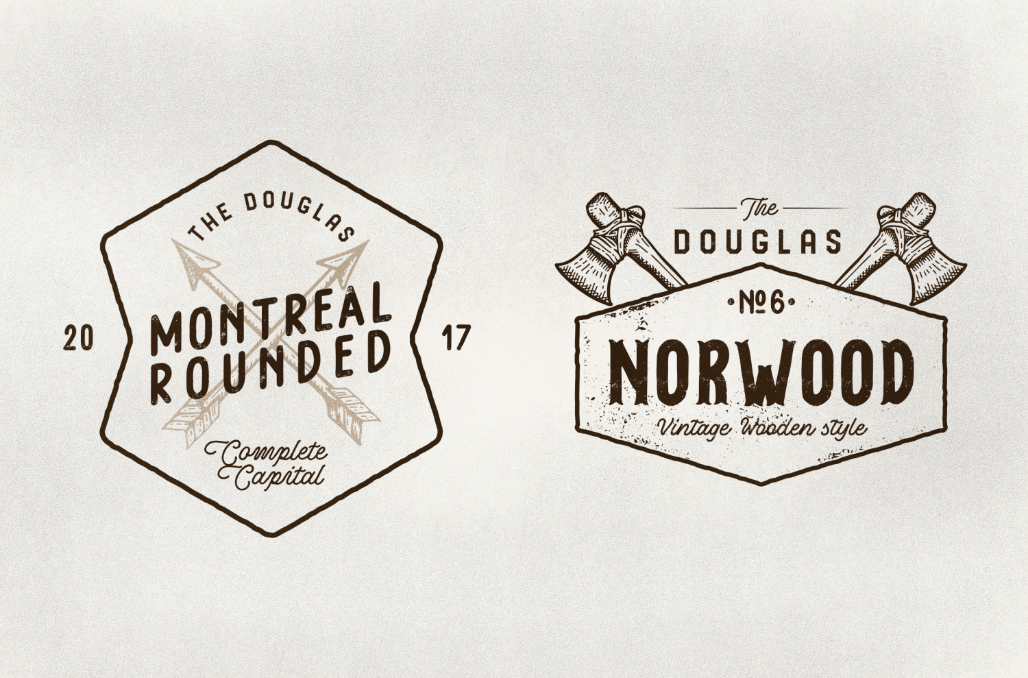 Douglas Font Poster #1