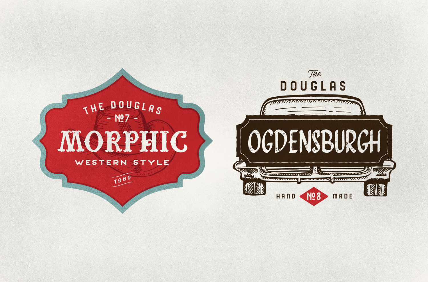 Douglas Font Poster #1