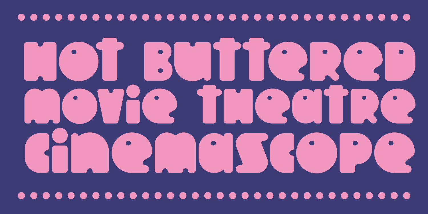 Popcorn Font Poster #1