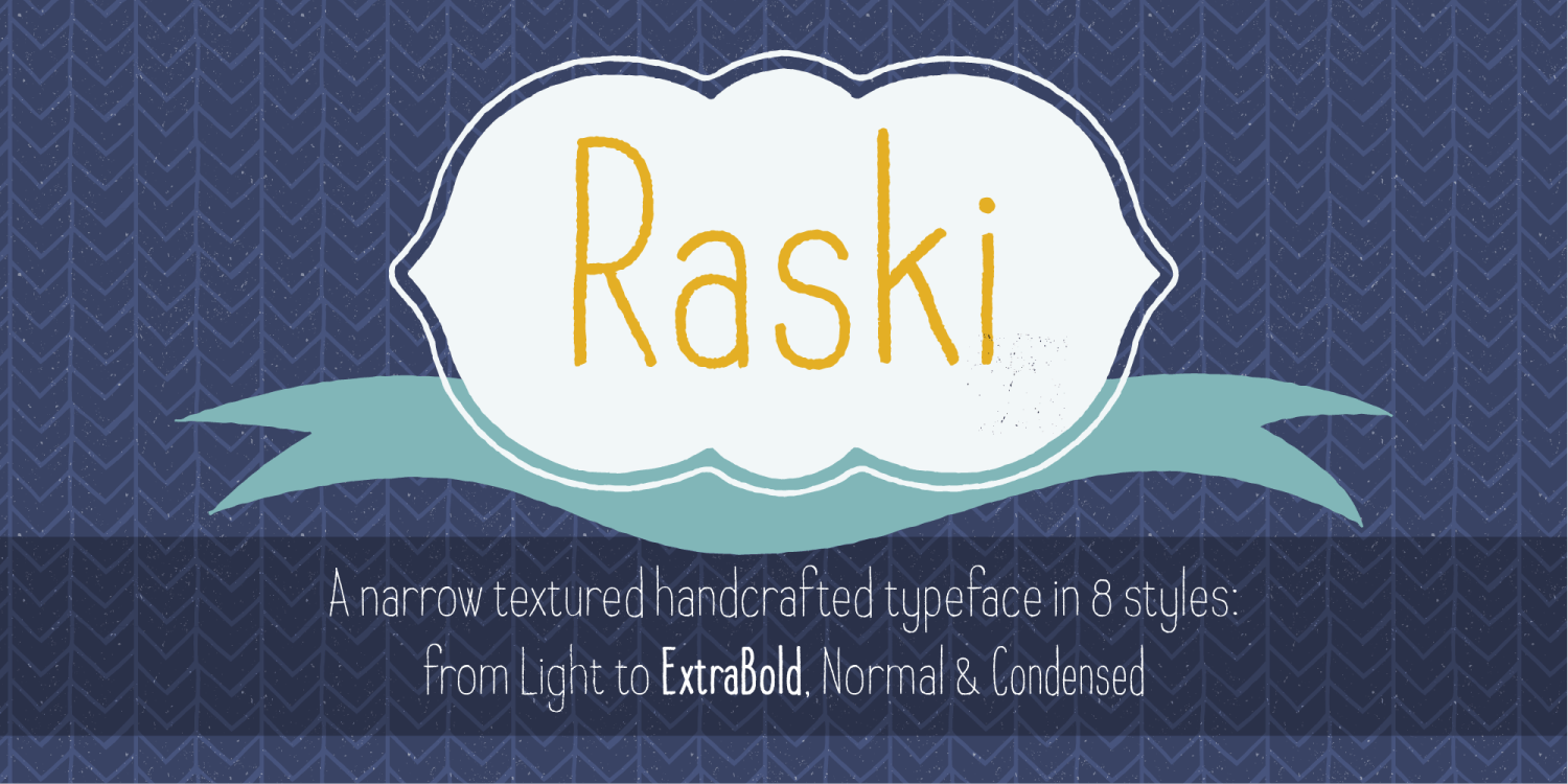 Raski Font Poster #1