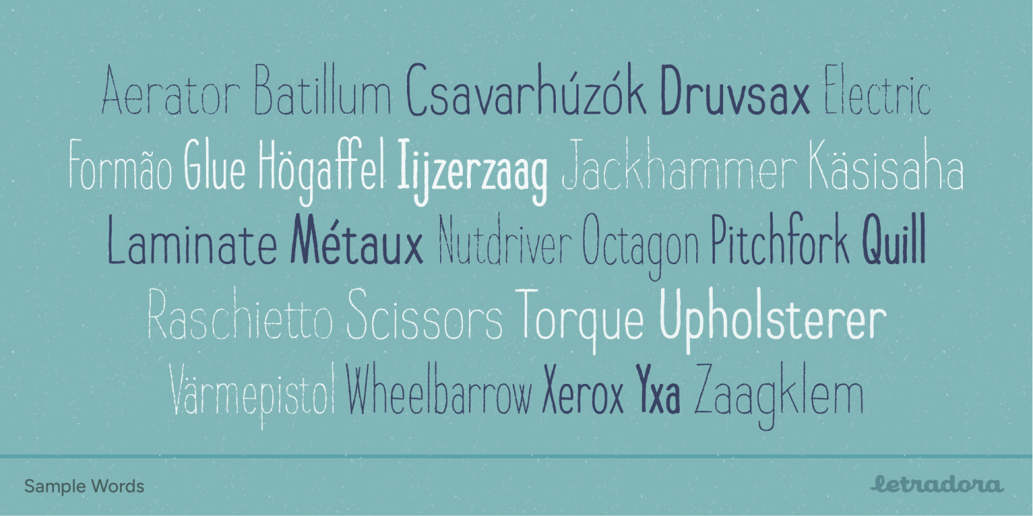 Raski Font Poster #1
