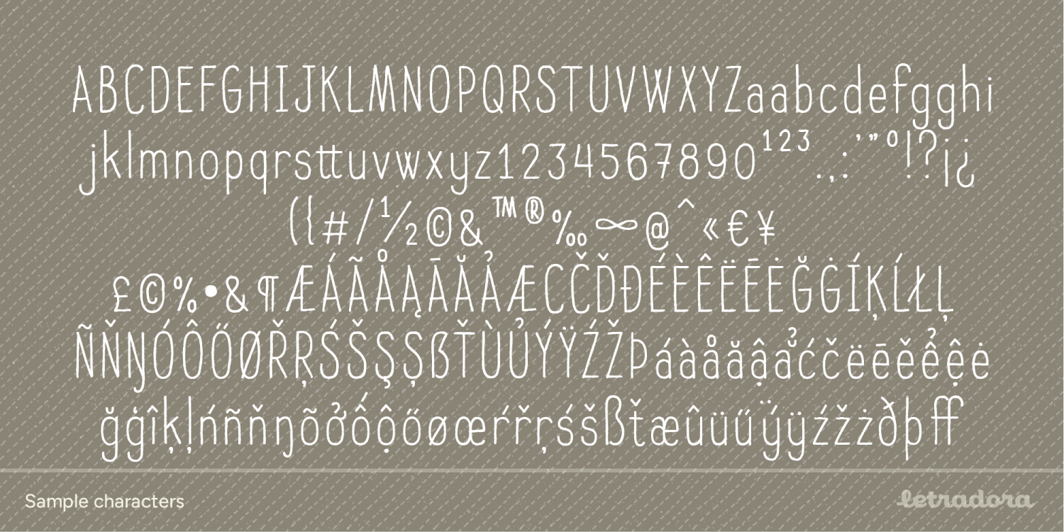 Raski Font Poster #1
