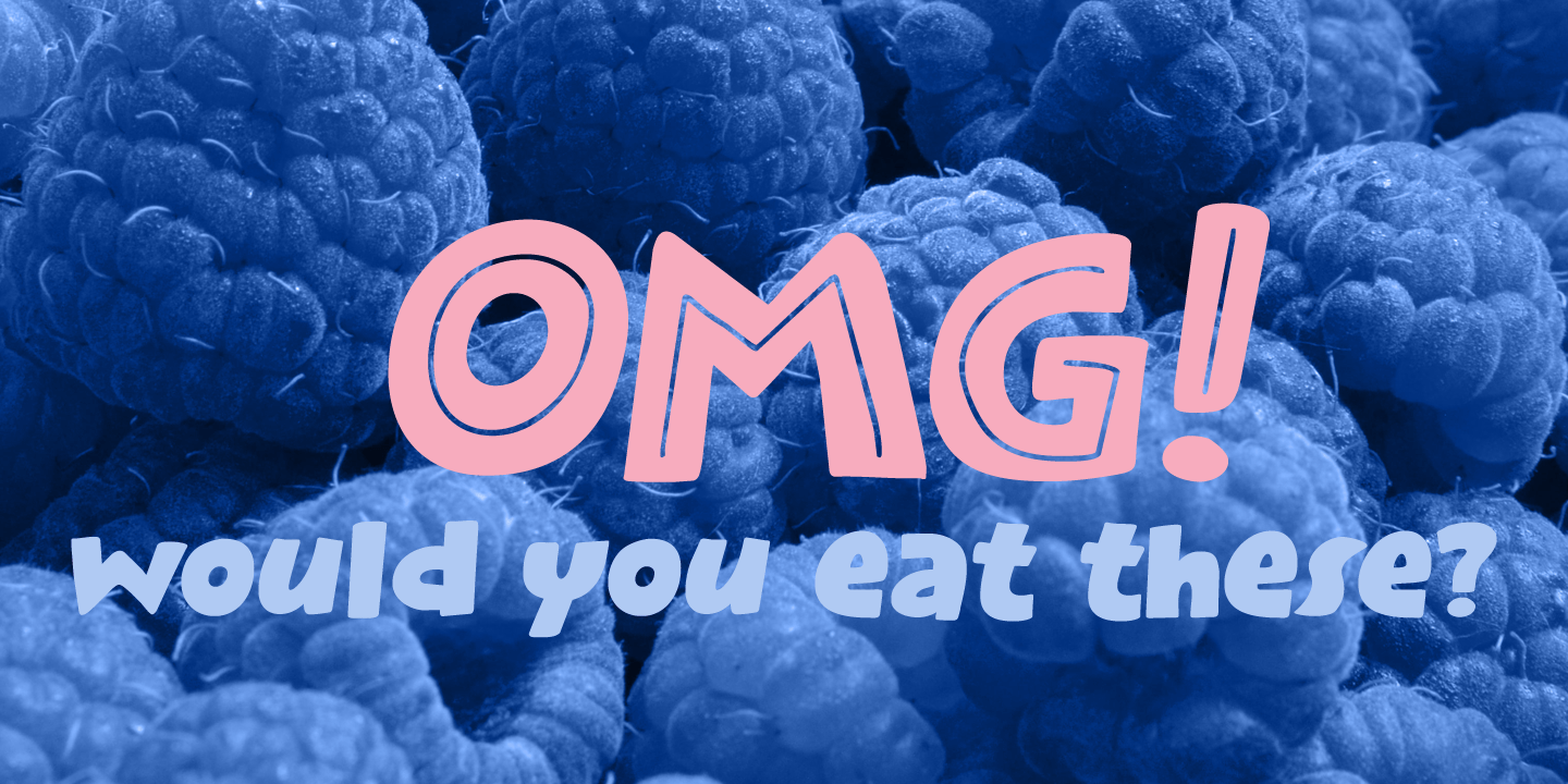 Raspberry Sherbet Font Poster #1