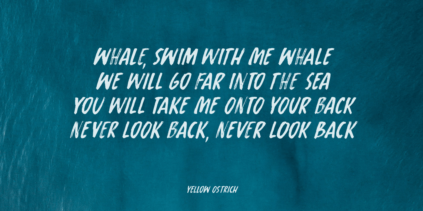 Whalebone Font Poster #1