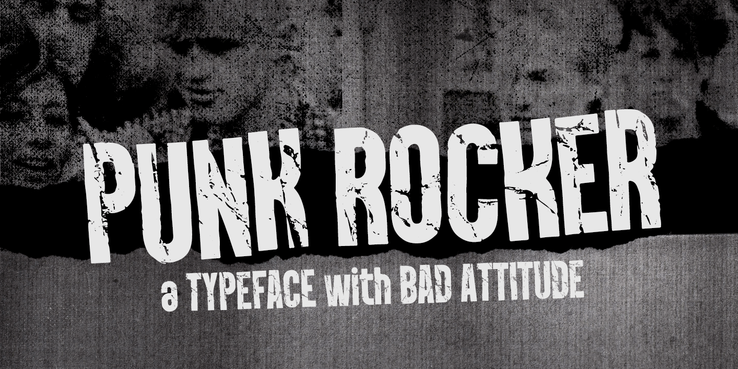 Punk Rocker Font Family Poster