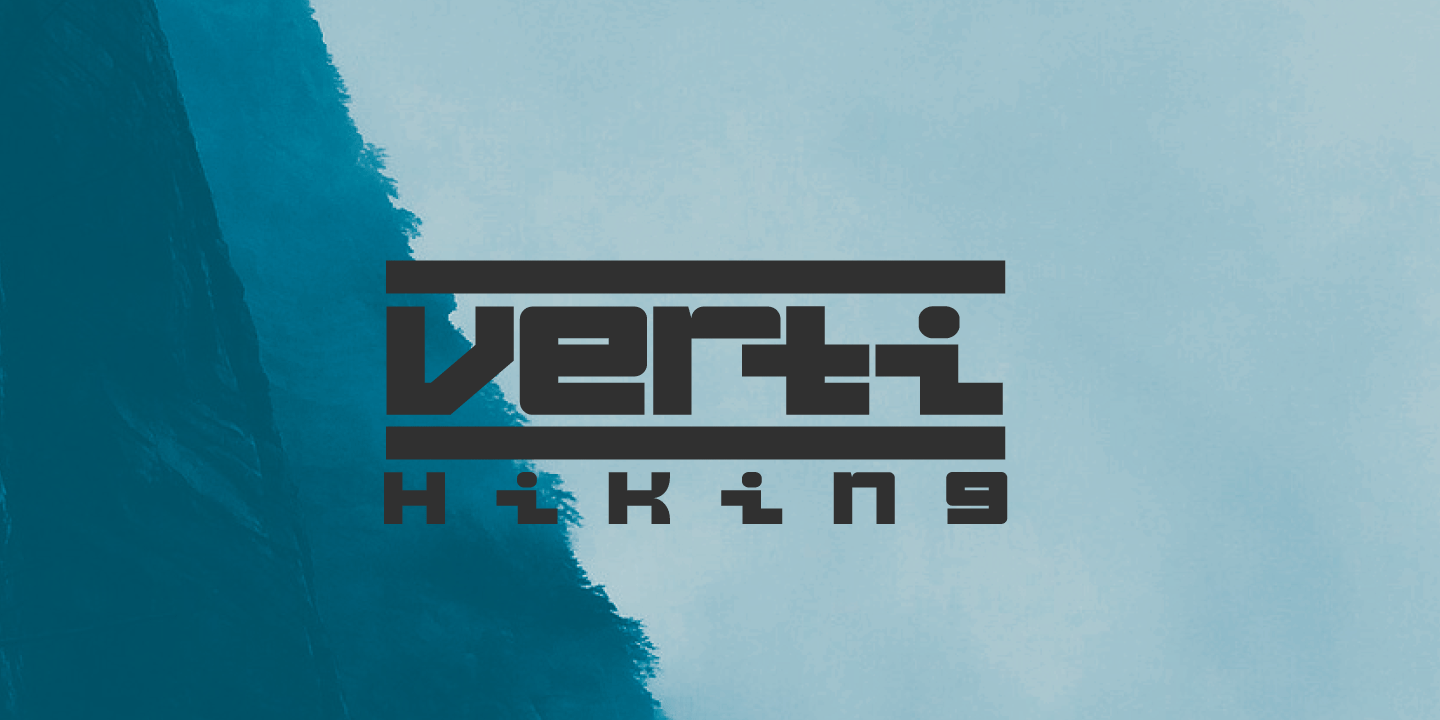 Ungap Blocks Font Poster #1