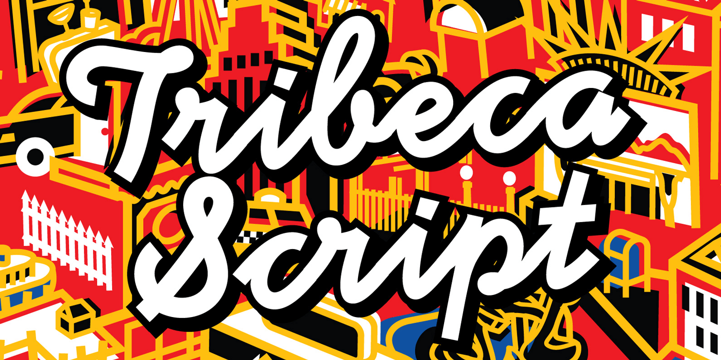 Tribeca Script Font Family Poster