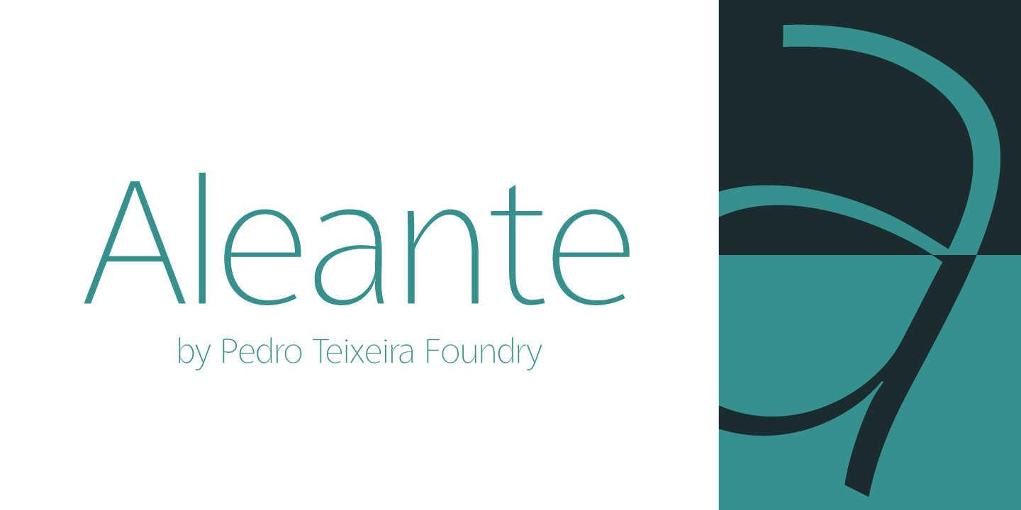 Aleante Sans Font Poster #1