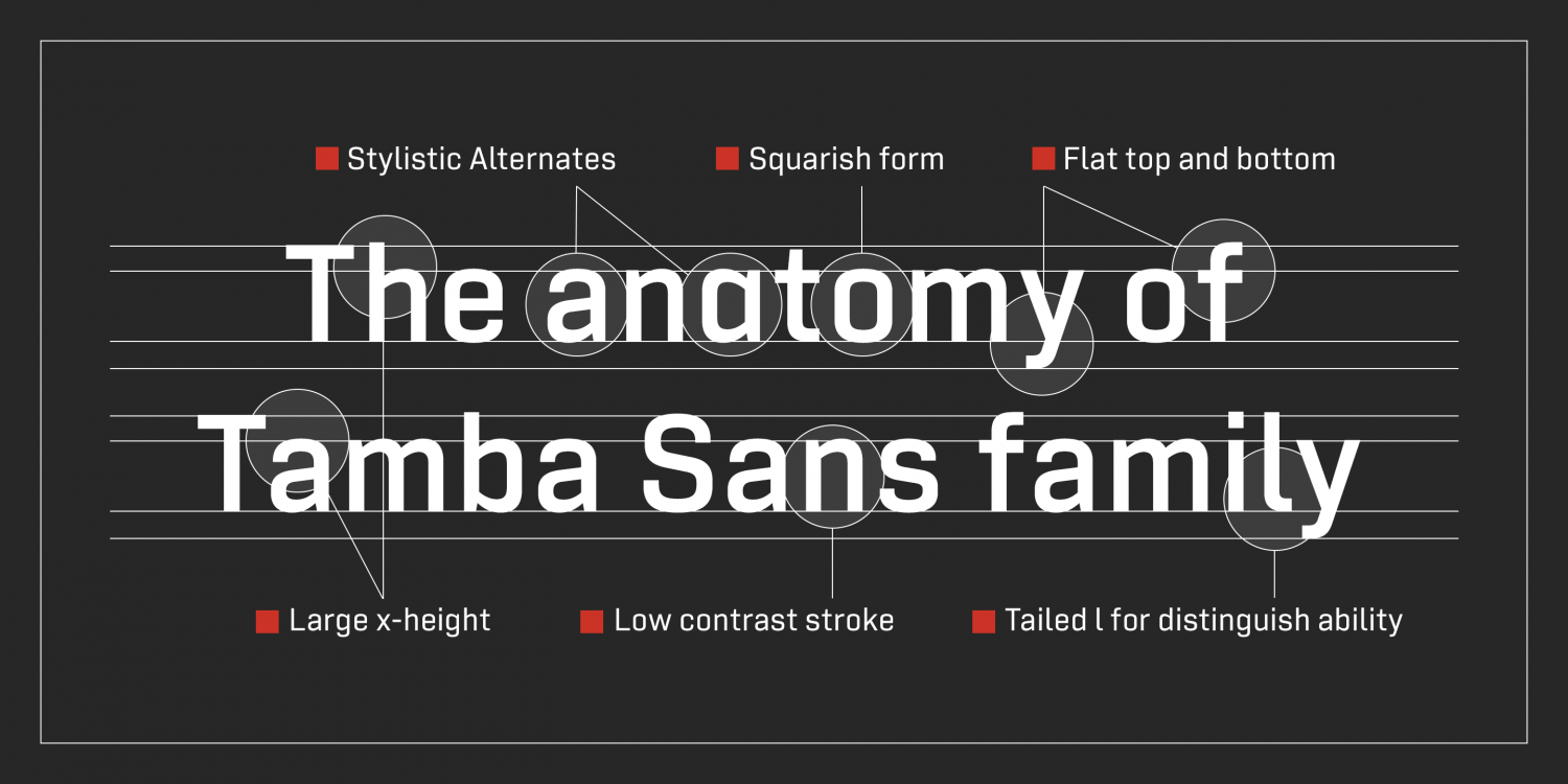 Tamba Sans Font Poster #1