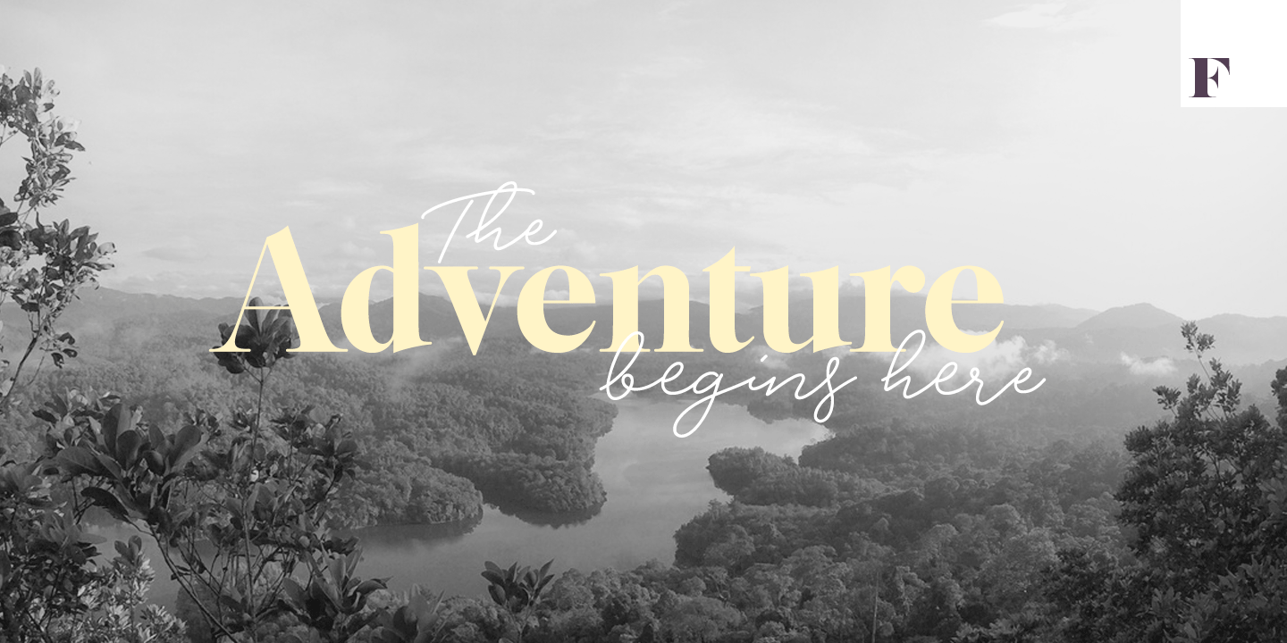 Rose Garden Deluxe Font Poster #1