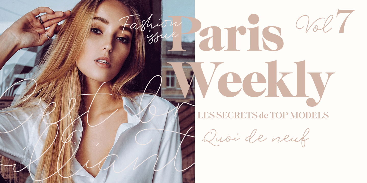 Rose Garden Deluxe Font Poster #1