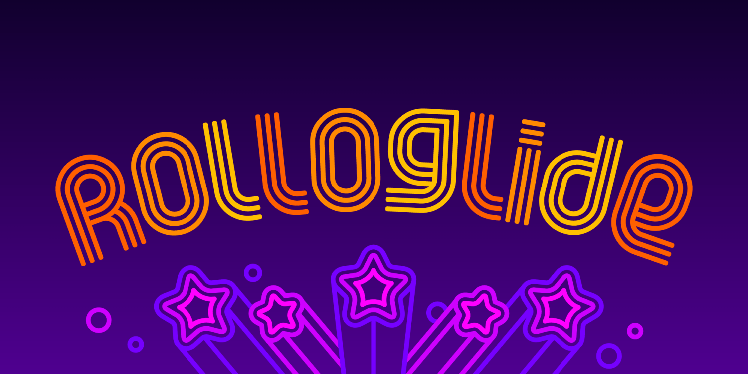 Rolloglide Font Poster #1
