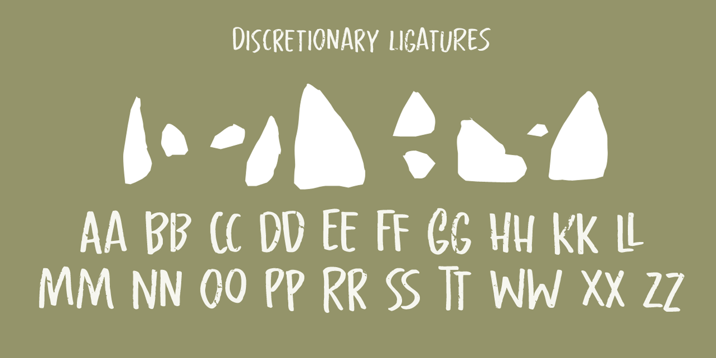 Castlerigg Font Poster #1