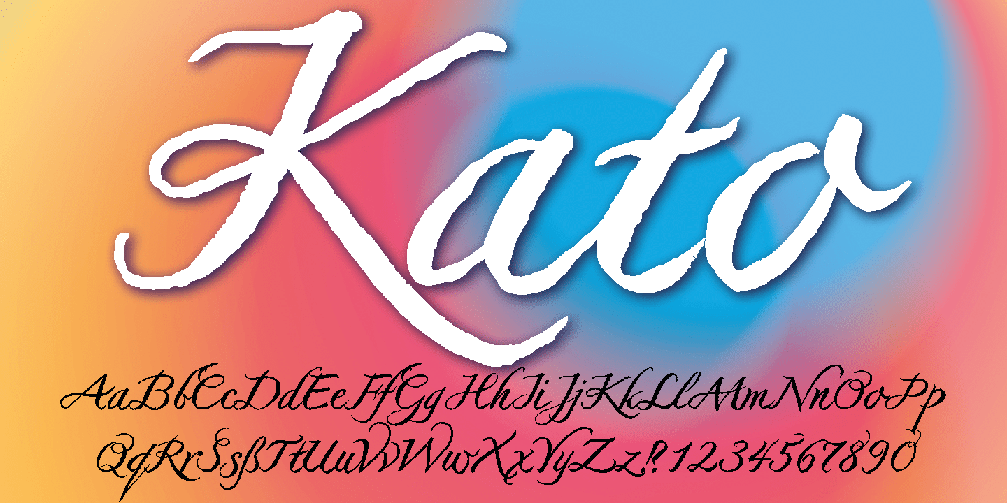 Kato Font Poster #1