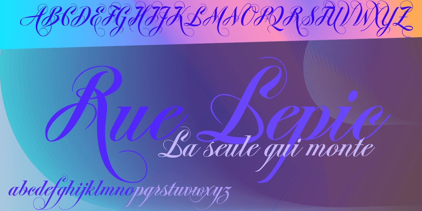 Pigalle Swing Font Poster #1