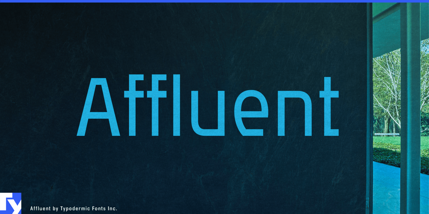 Affluent Font Poster #1
