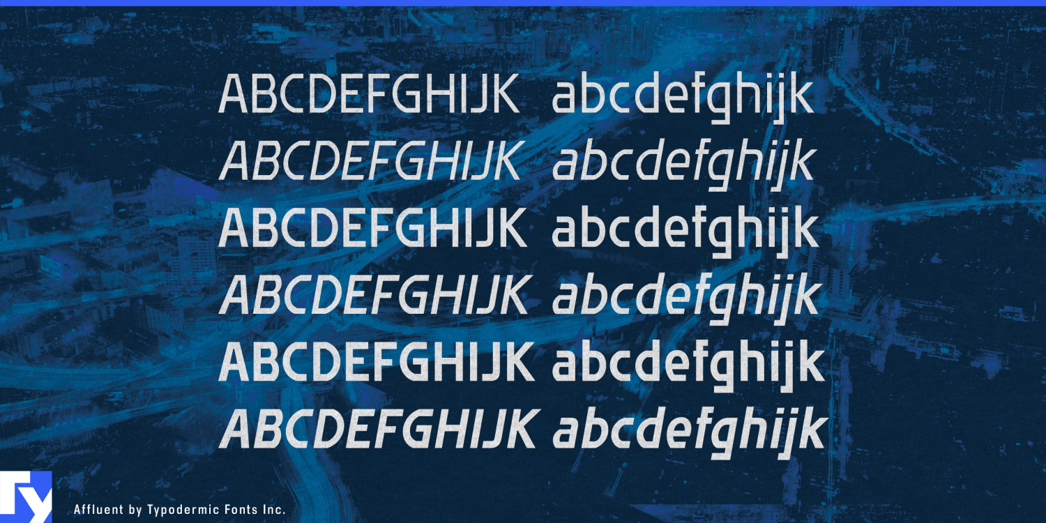 Affluent Font Poster #1