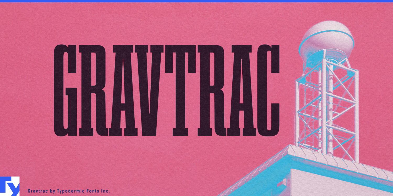 Gravtrac Font Poster #1