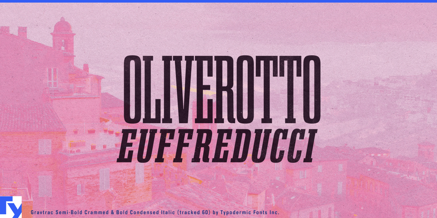 Gravtrac Font Poster #1