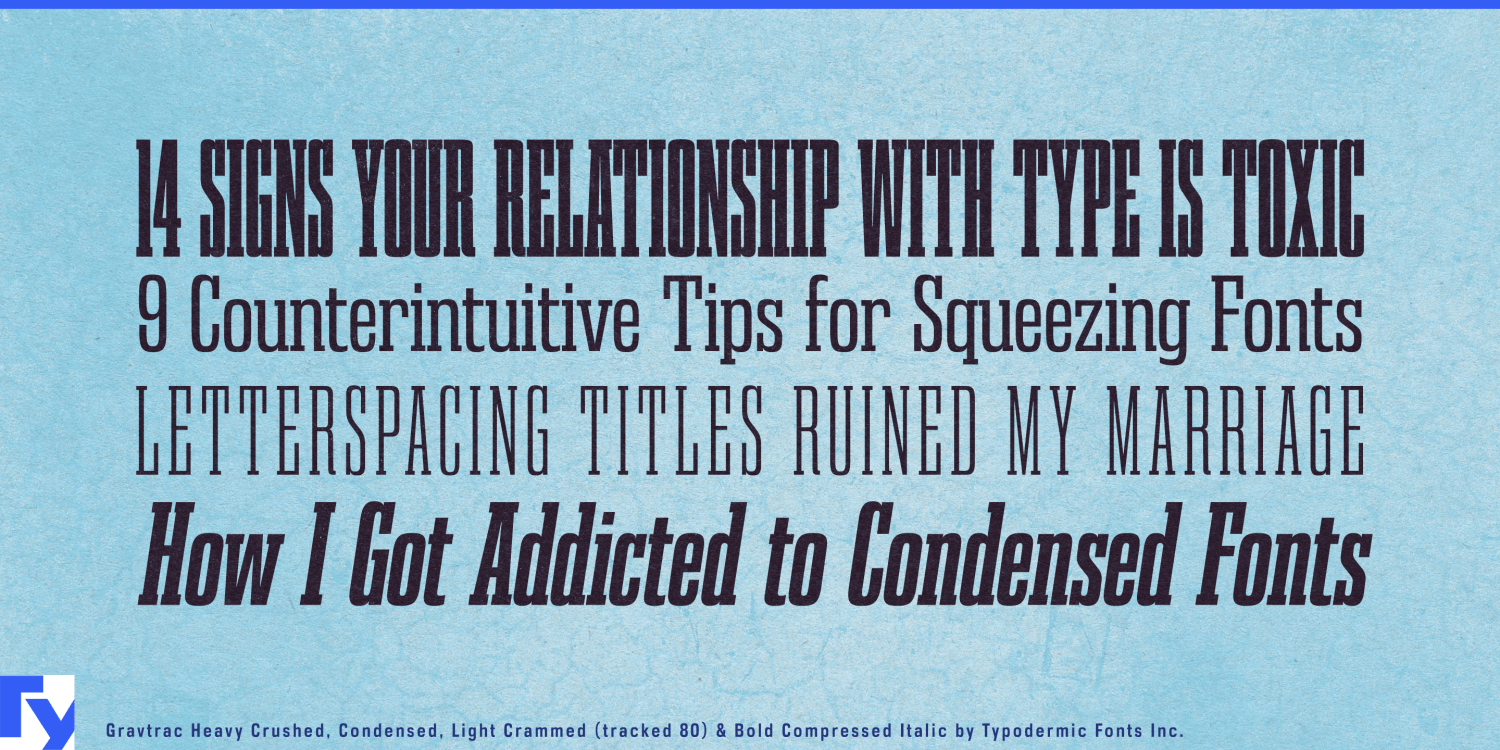 Gravtrac Font Poster #1