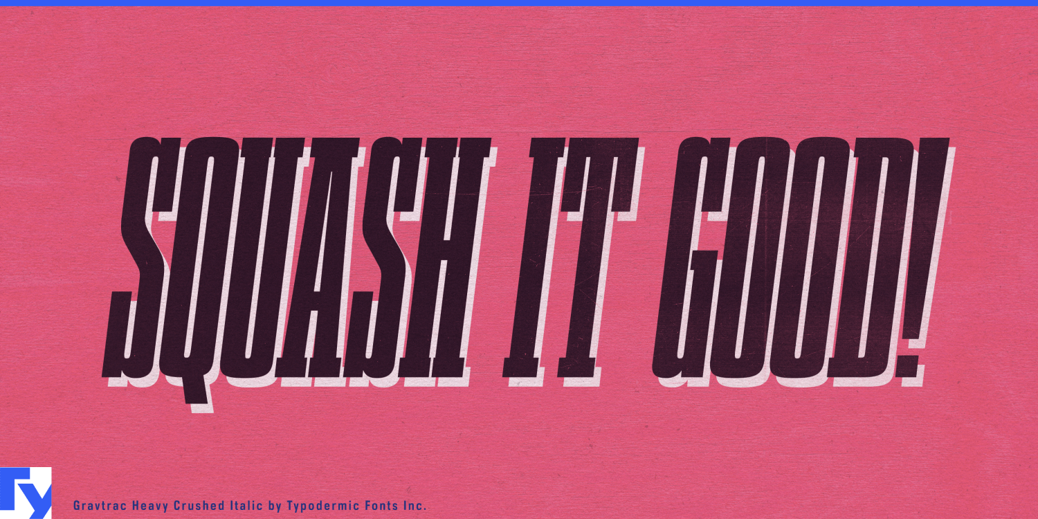Gravtrac Font Poster #1