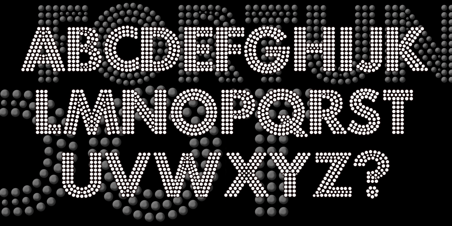 Fortuna Dot Font Family Poster