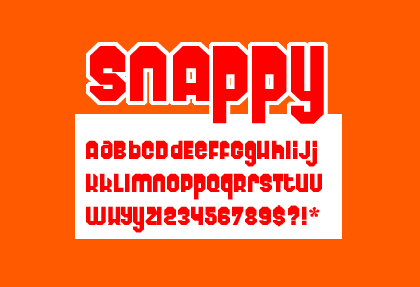 Snappy Font Poster #1