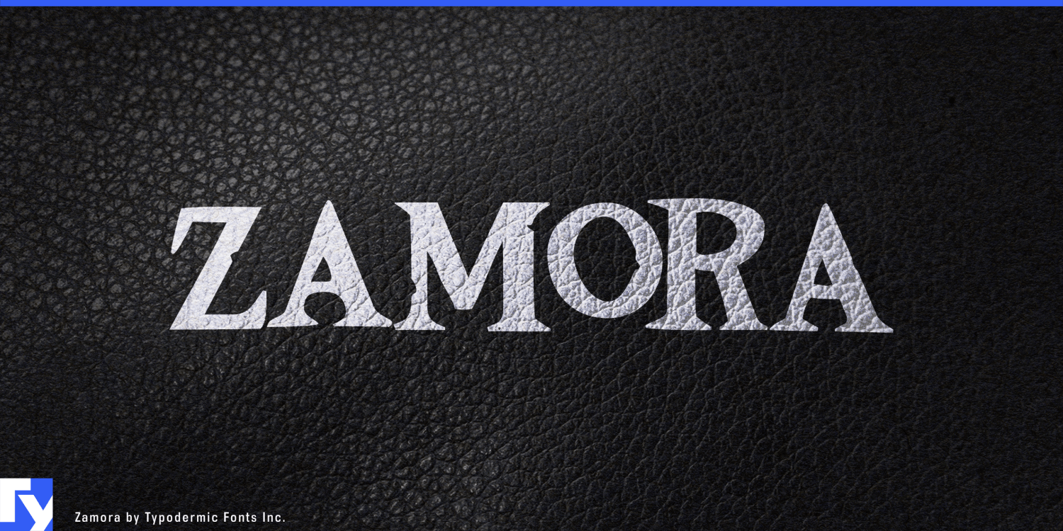 Zamora Font Poster #1
