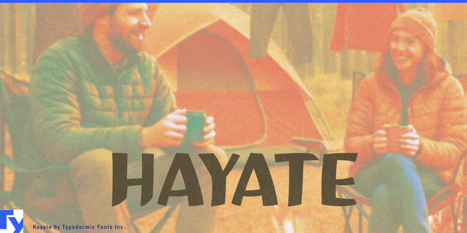 Hayate Font Poster #1