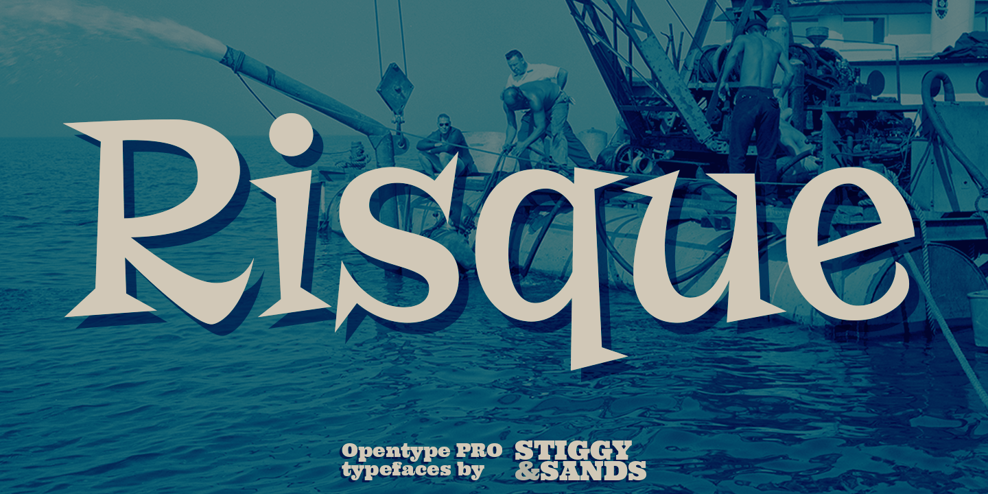 Risque Pro Font Family