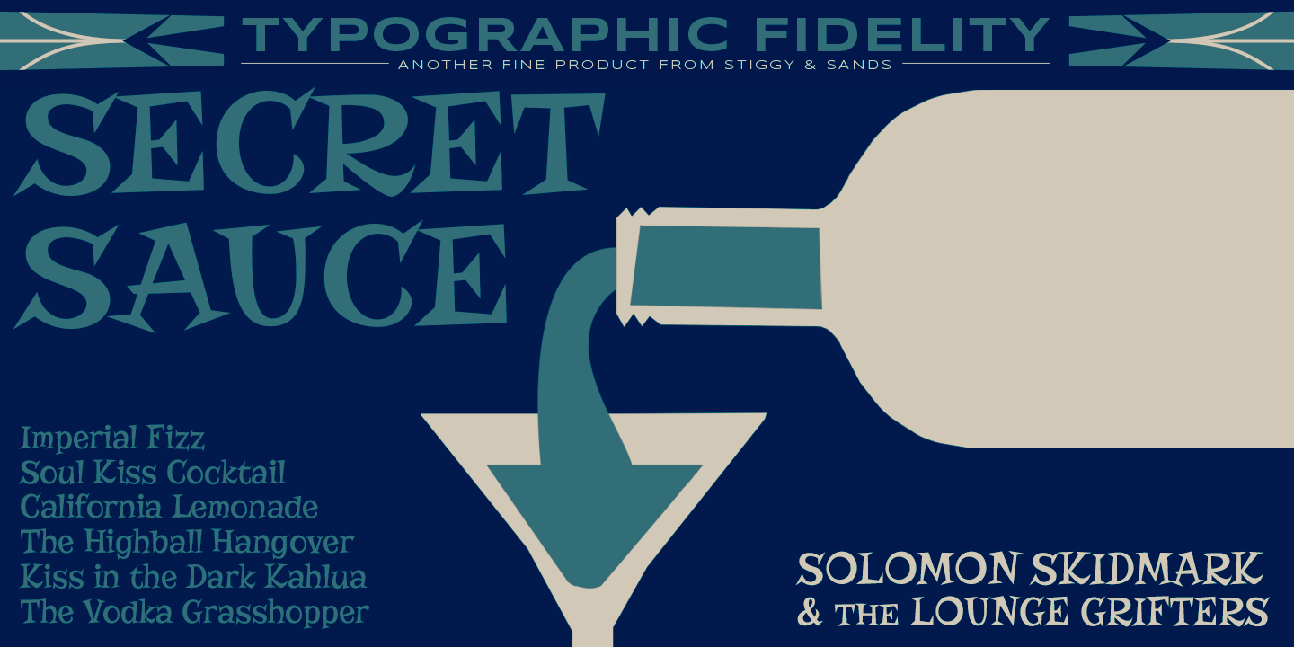 Risque Pro Font Poster #1