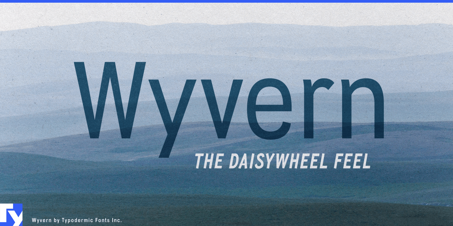 Wyvern Font Poster #1