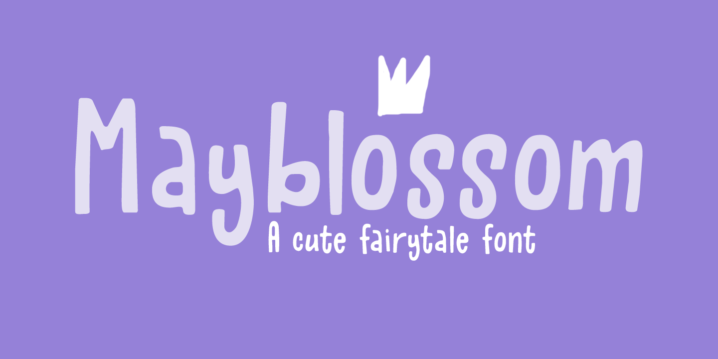 Mayblossom Font Poster #1