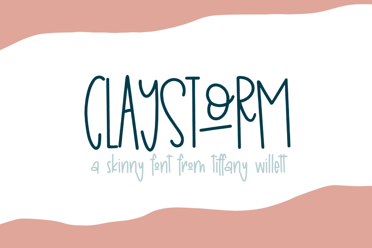 Claystorm Font Family Poster