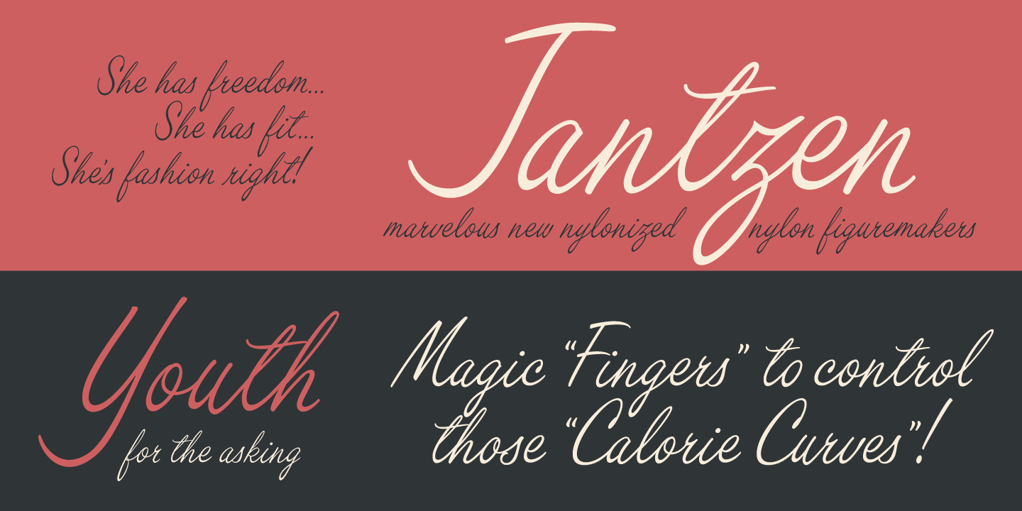 Filmotype Kinzie Font Poster #1