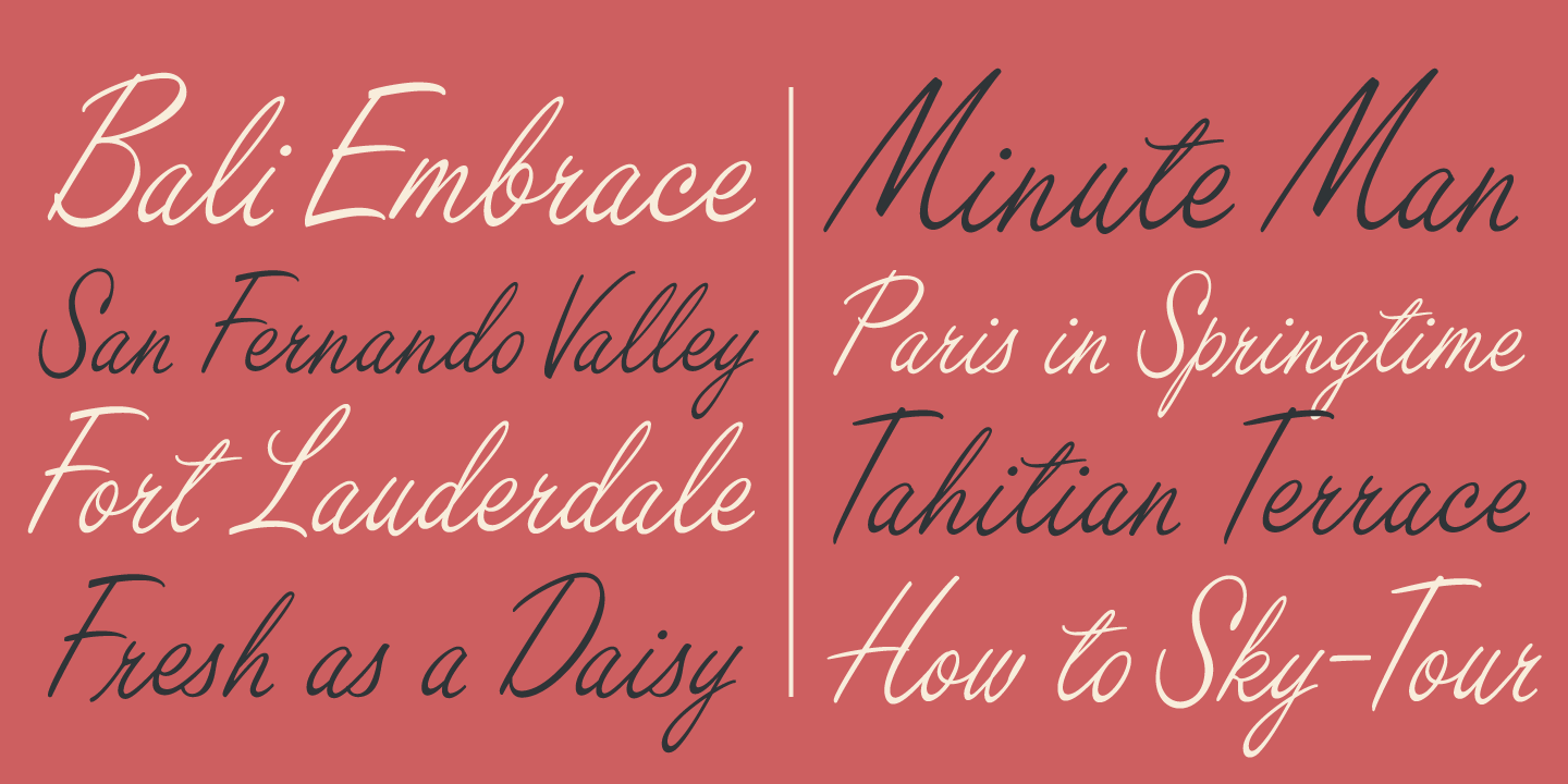 Filmotype Kinzie Font Poster #1