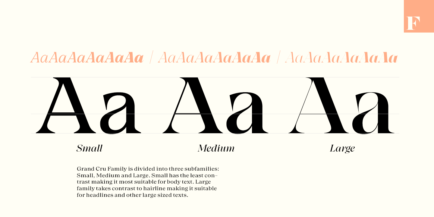 Grand Cru Font Poster #1