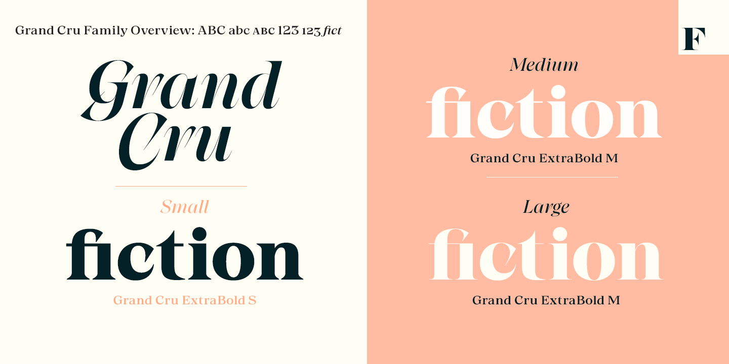 Grand Cru Font Poster #1