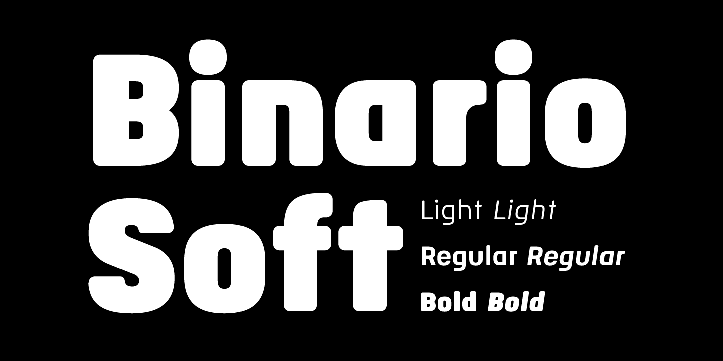 Binario Soft Font Poster #1
