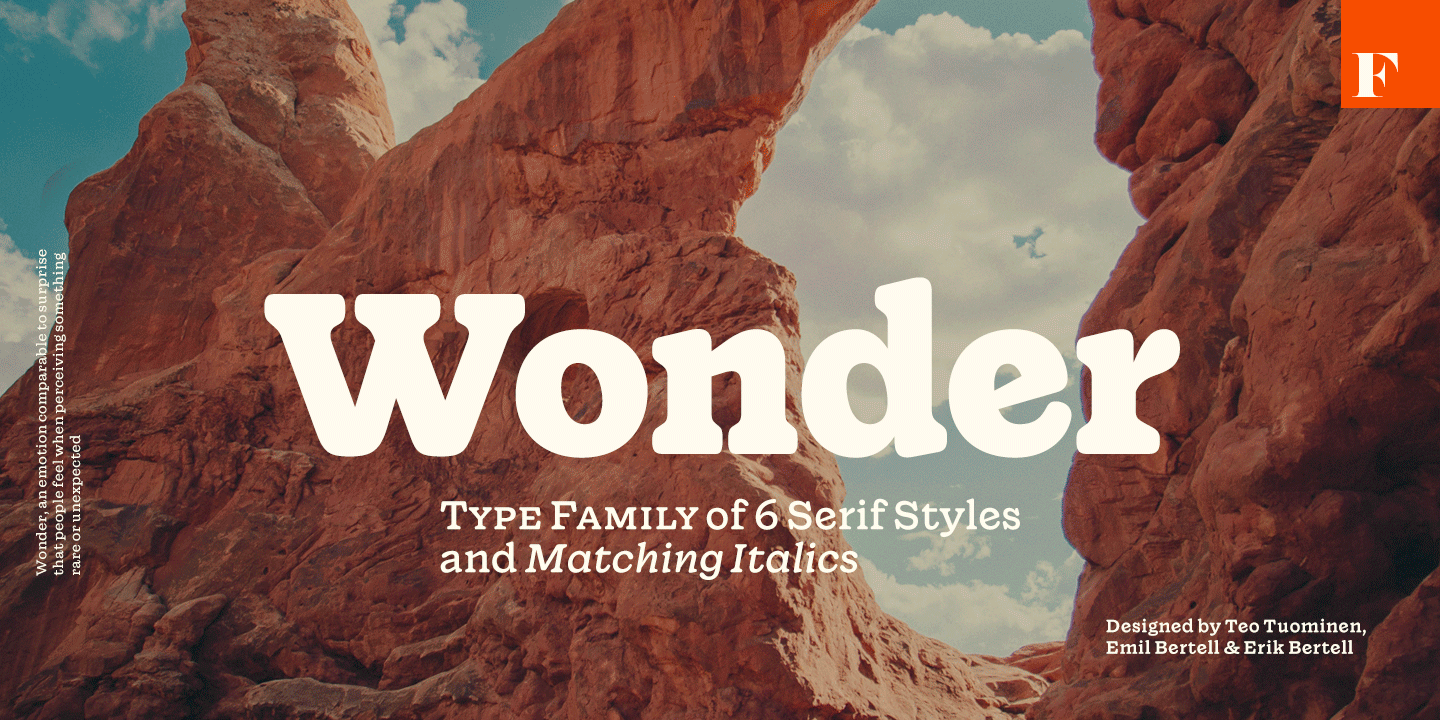 Wonder Complete Font Poster #1