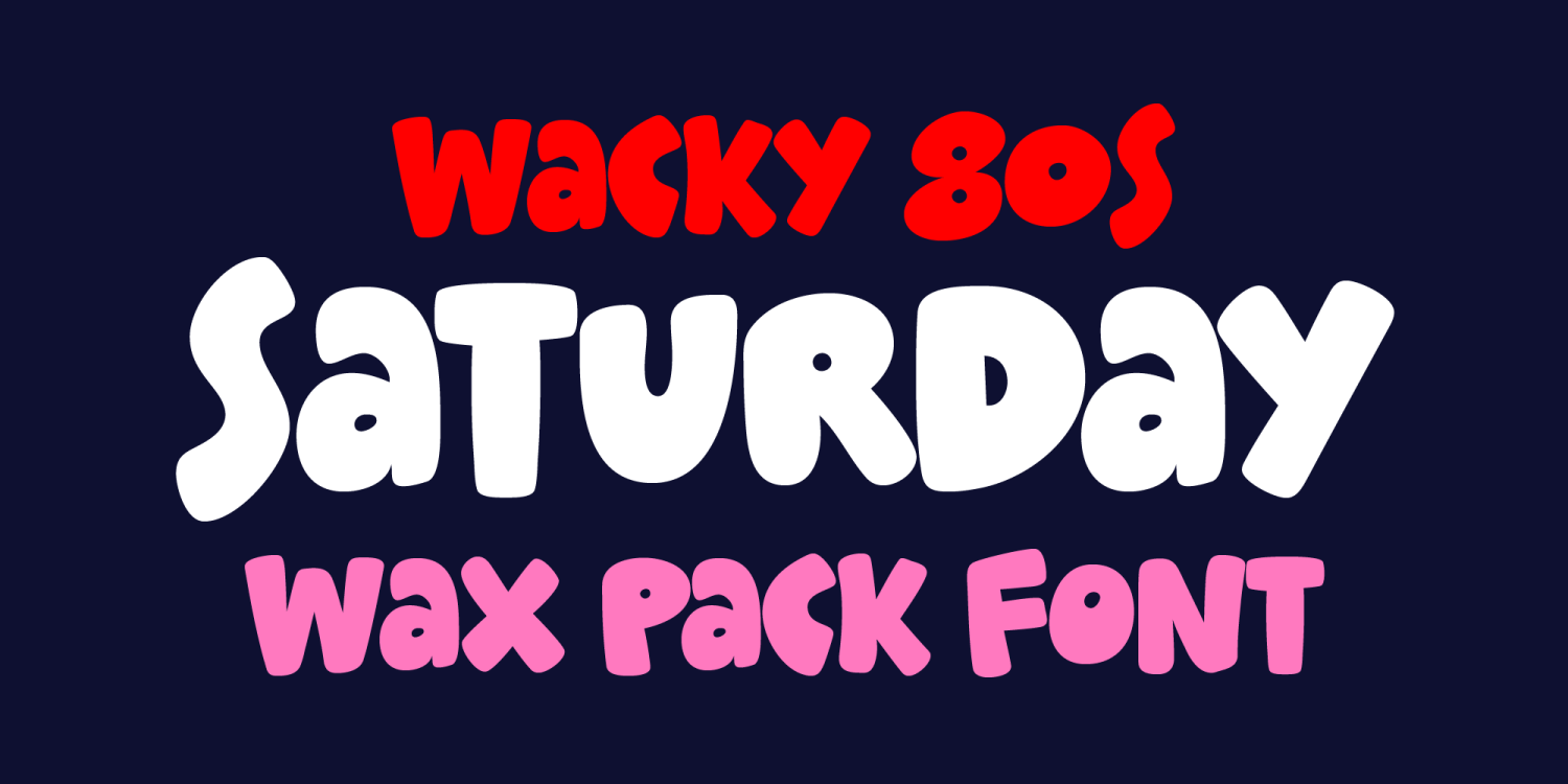 Supergum Font Poster #1