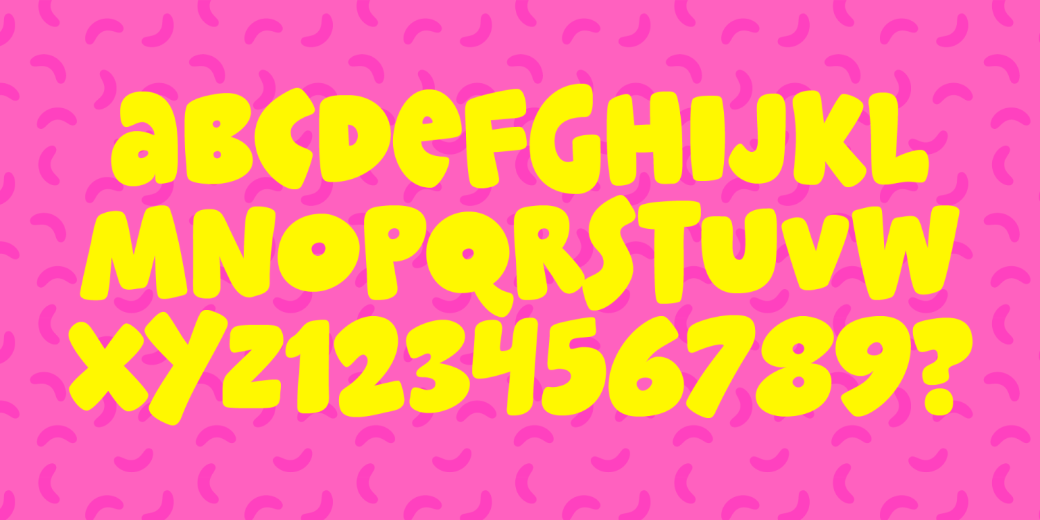 Supergum Font Poster #1
