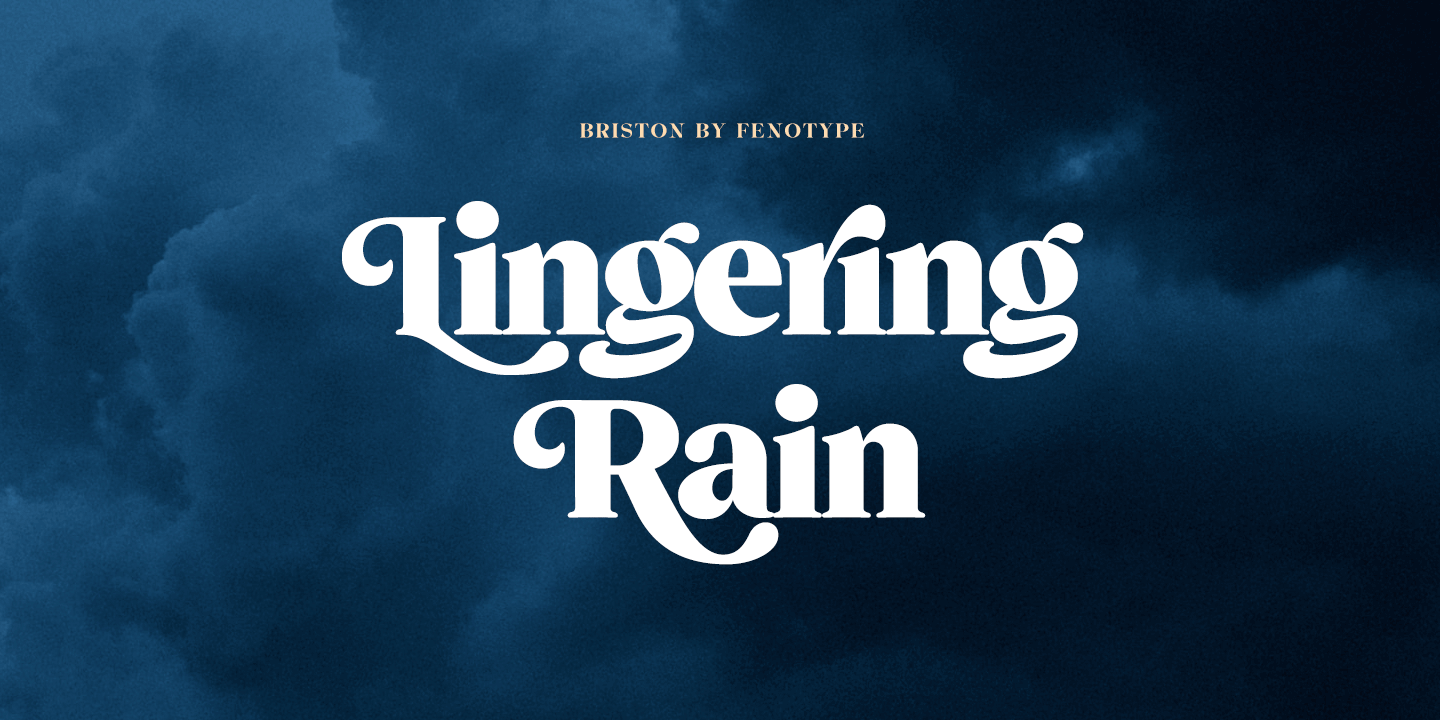 Briston Font Poster #1