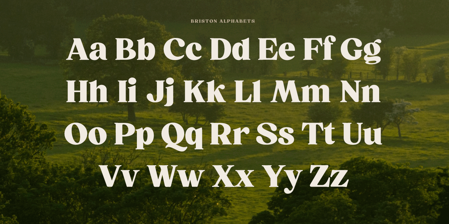 Briston Font Poster #1