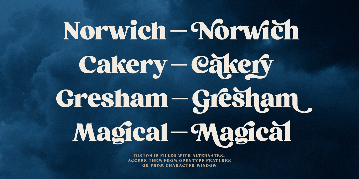 Briston Font Poster #1