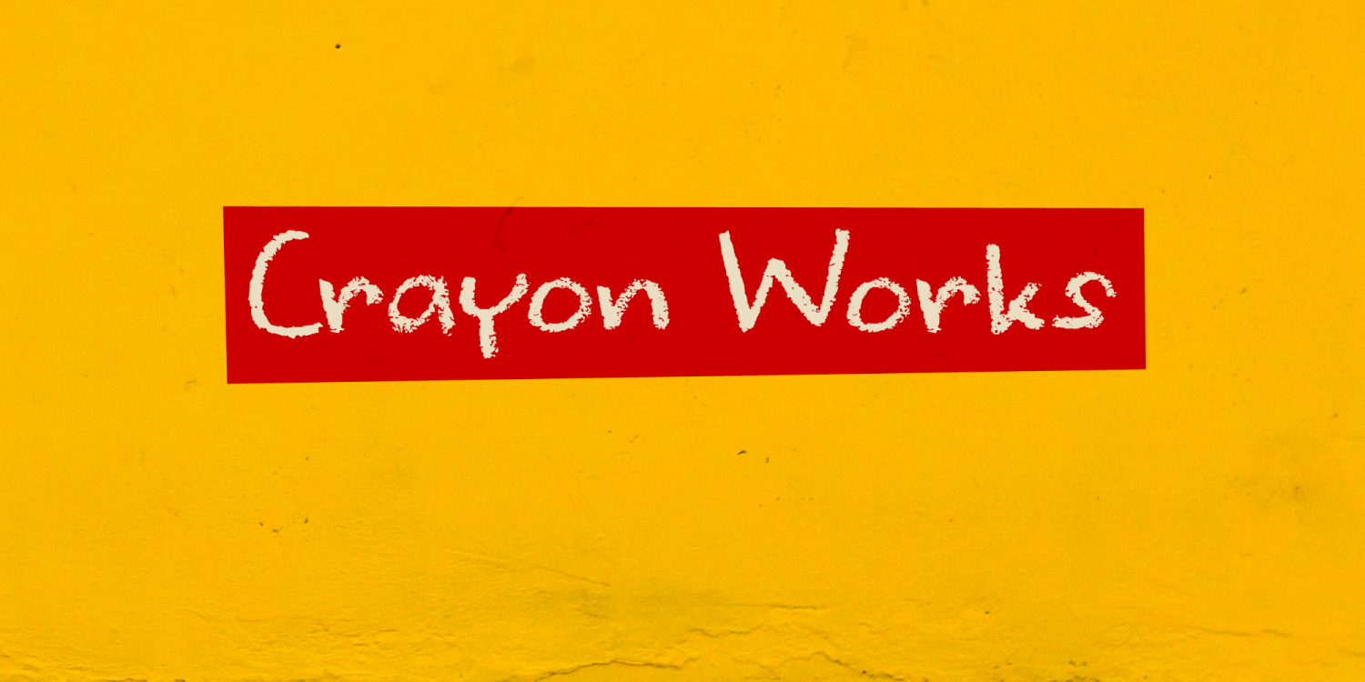 Crayon Works Font Poster #1