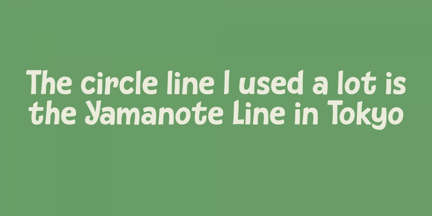 Subway Circle Font Poster #1